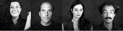 Morgane Audoin, César Roynette, Marion Pastor, Johnny Seyx, apprentis de la promotion Hervée de Lafond (2017-2019) sont accueillis pour un temps de recherche et d’expérimentation artistique, dans le cadre pédagogique de leur formation professionnelle à la FAI-AR