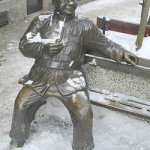  Švejk, sculpture d'Adam Przybysz en Pologne