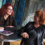 La directrice du Granit et Fabienne Cardot présidente de la Région Photo X