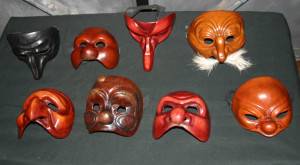©x Une partie de la collection des masques d'Ehrart Stiefel