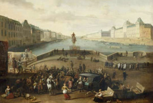 ©Musée Carnavalet Hendrik Mommers, Vue de Paris et de la Seine depuis le Pont-Neuf, (vers 1665)